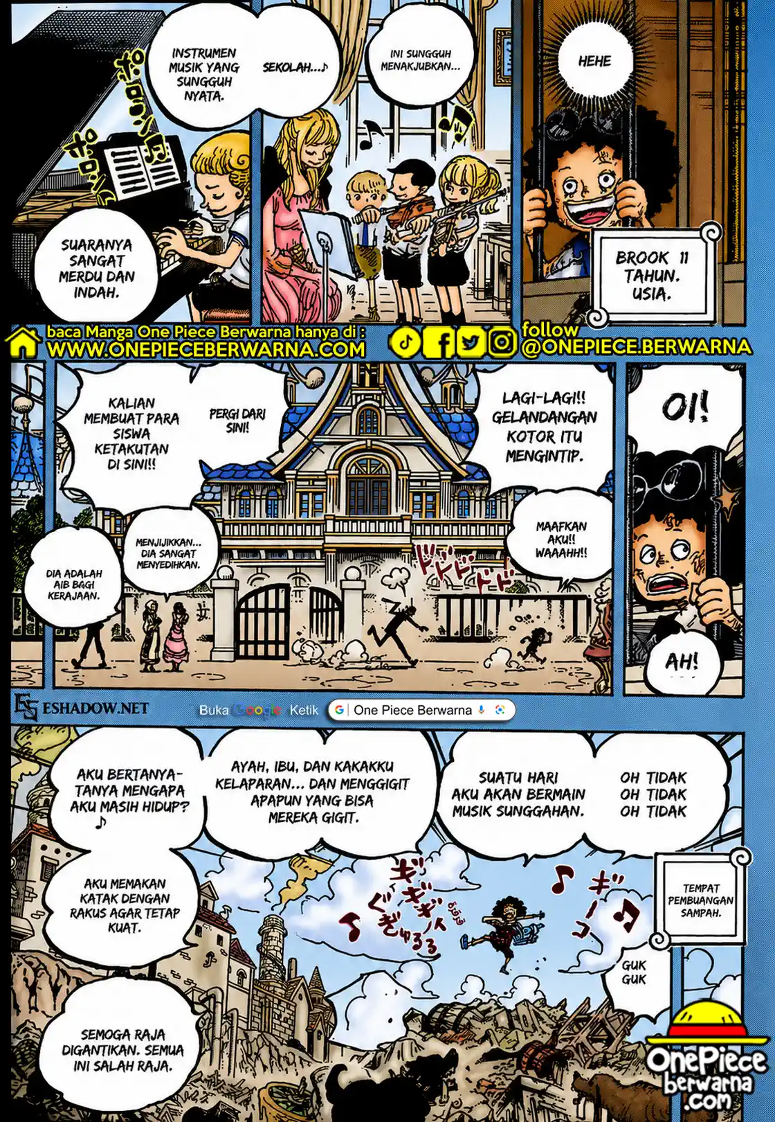 One Piece berwarna 1184 1185 1186 bahasa indonesia